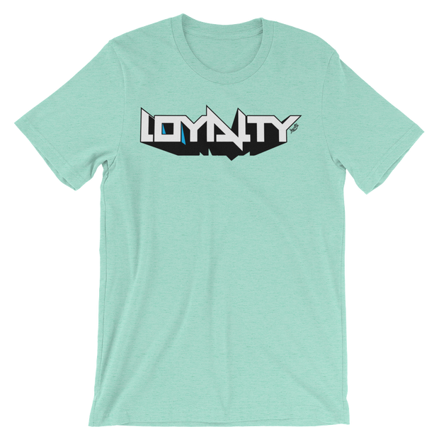 Loyalty 3D Block Graff Unisex Graphic Crew T-shirt Loyalty Shirt Loyalty 3D Block Graff Unisex Graphic Crew T-shirt Loyalty 3D Block Graff Unisex Graphic Crew T-shirt - Devious Elements Apparel