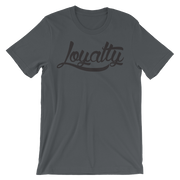 Loyalty Classic Color on Color Unisex Graphic Crew T-shirt Loyalty Shirt Loyalty Classic Color on Color Unisex Graphic Crew T-shirt Loyalty Classic Color on Color Unisex Graphic Crew T-shirt - Devious Elements Apparel