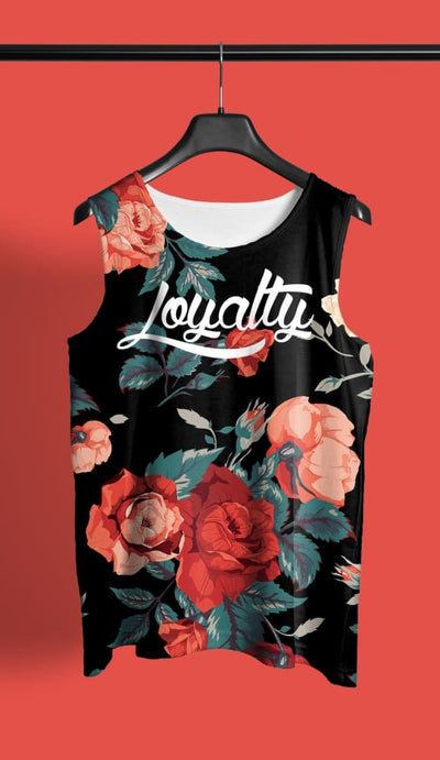 Loyalty Floral Rose All Over Print Tank Loyalty Tank Loyalty Floral Rose All Over Print Tank Loyalty Floral Rose All Over Print Tank - Devious Elements Apparel
