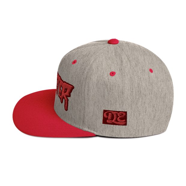 RedWater Terror Red Logo High Profile Snapback Hat Derek Garcia hat RedWater Terror Red Logo High Profile Snapback Hat RedWater Terror Red Logo High Profile Snapback Hat - Devious Elements Apparel