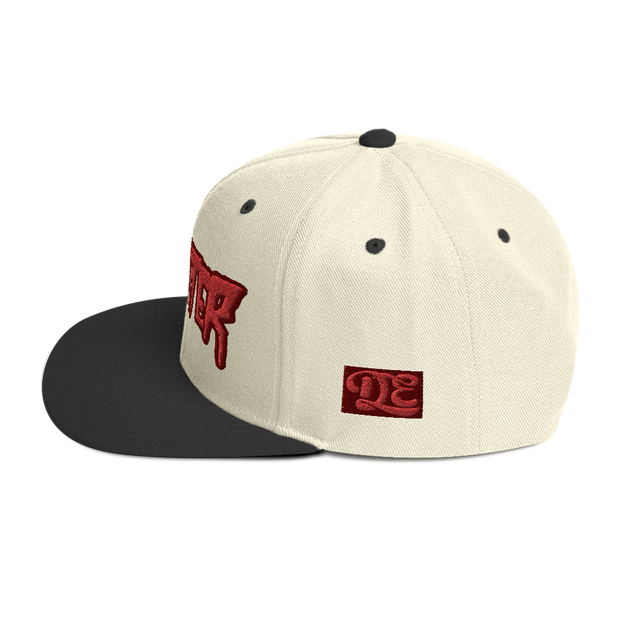 RedWater Terror Red Logo High Profile Snapback Hat Derek Garcia hat RedWater Terror Red Logo High Profile Snapback Hat RedWater Terror Red Logo High Profile Snapback Hat - Devious Elements Apparel