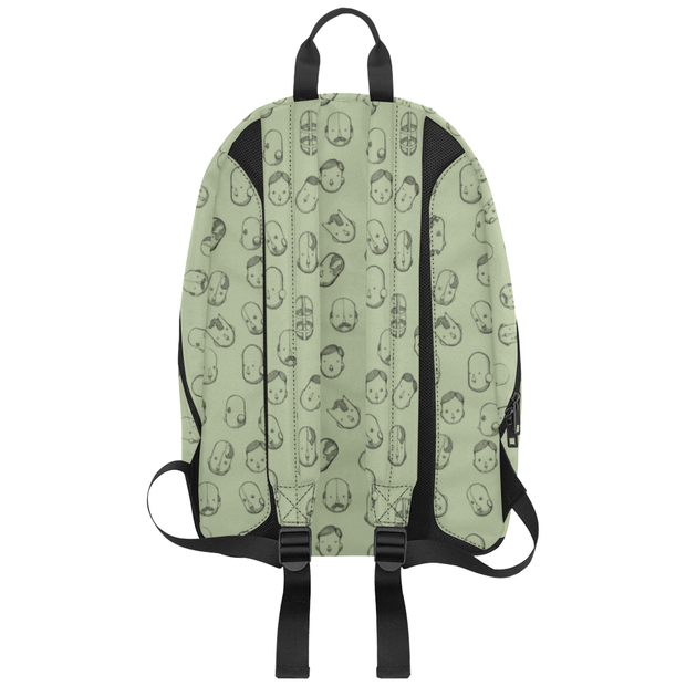 Robot Heads Pattern Large Capacity Travel Backpack Pixel Pancho Large Travel Backpack Robot Heads Pattern Large Capacity Travel Backpack Robot Heads Pattern Large Capacity Travel Backpack - Devious Elements Apparel