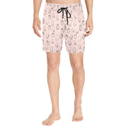 Robot Heads Pattern Mid Length Swimming Trunks Pixel Pancho Mid-Length Swim Trunks Robot Heads Pattern Mid Length Swimming Trunks Robot Heads Pattern Mid Length Swimming Trunks - Devious Elements Apparel