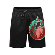 Shark Attack Redwater Mid Length Swimming Trunks Derek Garcia Mid-Length Swim Trunks Shark Attack Redwater Mid Length Swimming Trunks Shark Attack Redwater Mid Length Swimming Trunks - Devious Elements Apparel