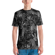 Tropicana Pattern Cut & Sew Unisex Crew T-shirt Enox Art Shirt Tropicana Pattern Cut & Sew Unisex Crew T-shirt Tropicana Pattern Cut & Sew Unisex Crew T-shirt - Devious Elements Apparel