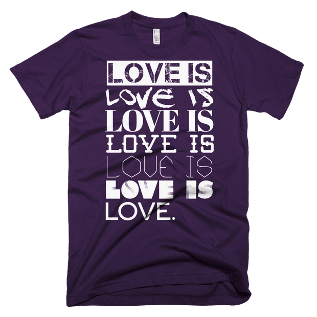 LOVE IS LOVE Graphic Crew Unisex T-shirt Devious Elements Apparel Shirt LOVE IS LOVE Graphic Crew Unisex T-shirt LOVE IS LOVE Graphic Crew Unisex T-shirt - Devious Elements Apparel