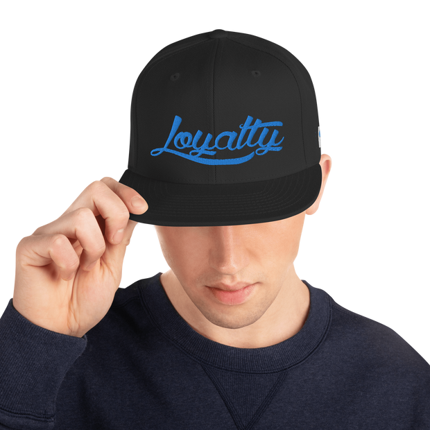 Brov Blue Loyalty Classic Logo High Profile Hat Loyalty Hats Brov Blue Loyalty Classic Logo High Profile Hat Brov Blue Loyalty Classic Logo High Profile Hat - Devious Elements Apparel