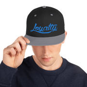 Brov Blue Loyalty Classic Logo High Profile Hat Loyalty Hats Brov Blue Loyalty Classic Logo High Profile Hat Brov Blue Loyalty Classic Logo High Profile Hat - Devious Elements Apparel