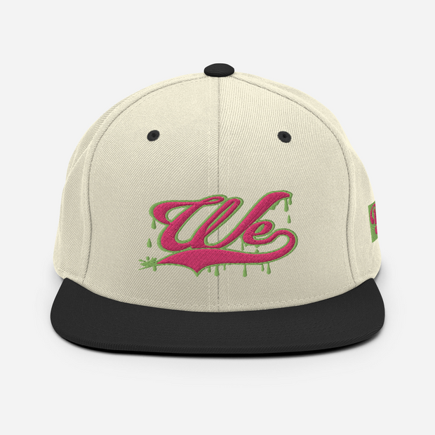 We Drippin Pink & Green Snapback Devious Elements Apparel hat We Drippin Pink & Green Snapback We Drippin Pink & Green Snapback - Devious Elements Apparel