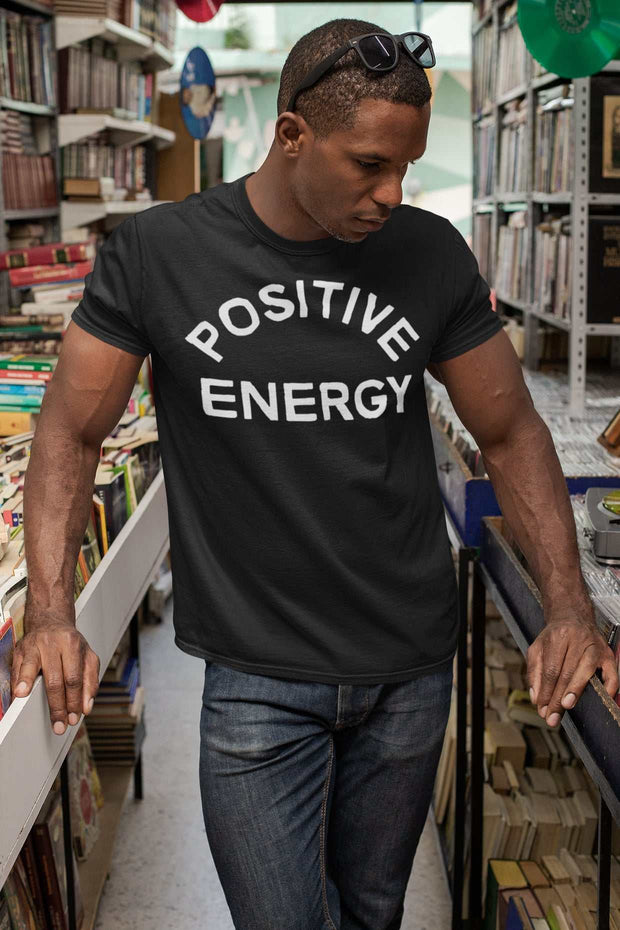 Positive Energy Unisex Crew T-Shirt Carlos Solano Shirt Positive Energy Unisex Crew T-Shirt Positive Energy Unisex Crew T-Shirt - Devious Elements Apparel