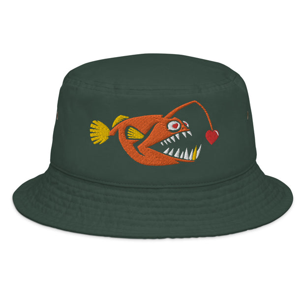 Love Chaser Fish Unstructured Fashion Bucket Hat Devious Elements Apparel Bucket Hat Love Chaser Fish Unstructured Fashion Bucket Hat Love Chaser Fish Unstructured Fashion Bucket Hat - Devious Elements Apparel