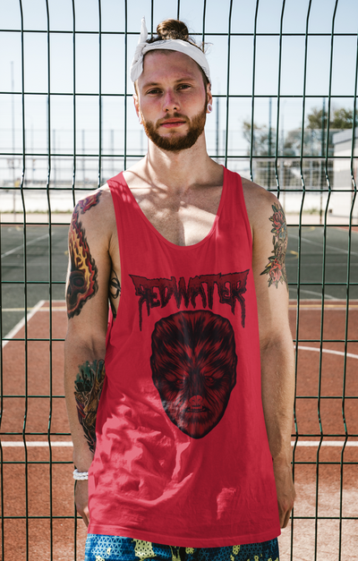 Classic Wolf Man Redwater Unisex Tank Top Derek Garcia Tank Top Classic Wolf Man Redwater Unisex Tank Top Classic Wolf Man Redwater Unisex Tank Top - Devious Elements Apparel