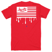 Loyalty American Flag Front & Back Print Crew T-shirt Loyalty Shirt Loyalty American Flag Front & Back Print Crew T-shirt Loyalty American Flag Front & Back Print Crew T-shirt - Devious Elements Apparel