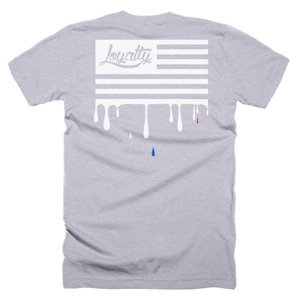 Loyalty American Flag Front & Back Print Crew T-shirt Loyalty Shirt Loyalty American Flag Front & Back Print Crew T-shirt Loyalty American Flag Front & Back Print Crew T-shirt - Devious Elements Apparel