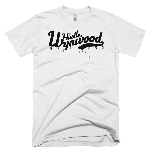 Hustle Wynwood Drip Crew T-shirt White Hustle Wynwood Shirt Hustle Wynwood Drip Crew T-shirt White Hustle Wynwood Drip Crew T-shirt White - Devious Elements Apparel