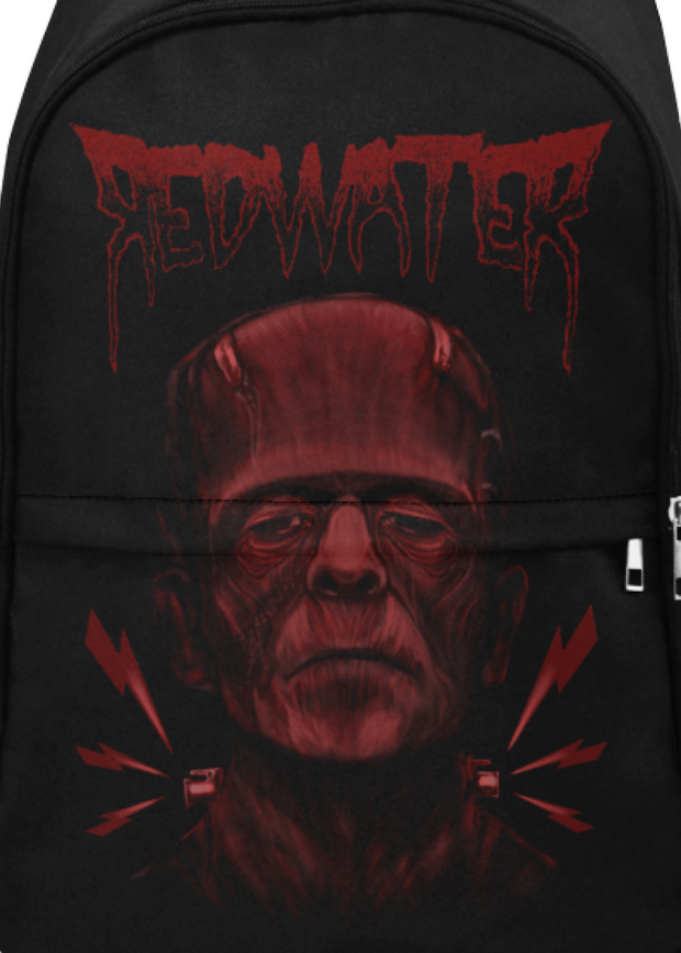 Frankenstein Red Water Laptop Backpack Derek Garcia Back Pack Frankenstein Red Water Laptop Backpack Frankenstein Red Water Laptop Backpack - Devious Elements Apparel