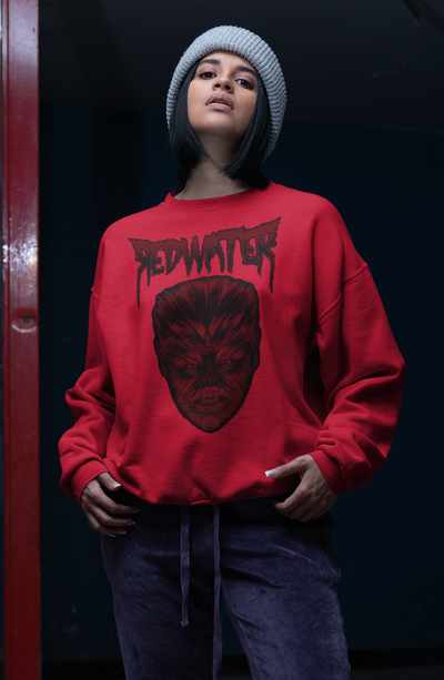 Classic Wolf Man Redwater Unisex Crew Neck Sweatshirt Derek Garcia Sweatshirt Classic Wolf Man Redwater Unisex Crew Neck Sweatshirt Classic Wolf Man Redwater Unisex Crew Neck Sweatshirt - Devious Elements Apparel