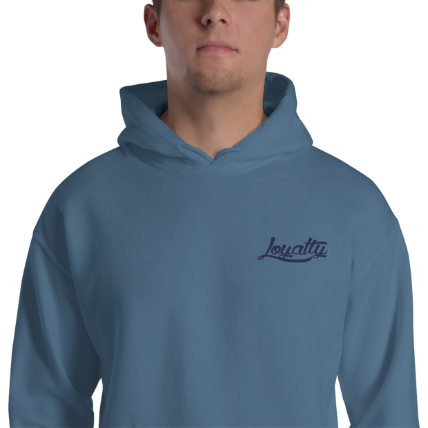 Loyalty Classic Logo Embroidered Unisex Hoodie Loyalty Hoodie/Embroidered Loyalty Classic Logo Embroidered Unisex Hoodie Loyalty Classic Logo Embroidered Unisex Hoodie - Devious Elements Apparel