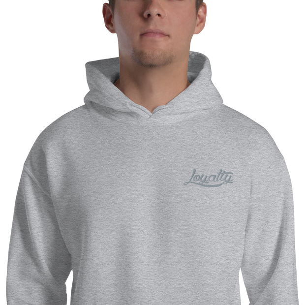 Loyalty Classic Logo Embroidered Unisex Hoodie Loyalty Hoodie/Embroidered Loyalty Classic Logo Embroidered Unisex Hoodie Loyalty Classic Logo Embroidered Unisex Hoodie - Devious Elements Apparel