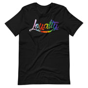 Loyalty Pride Rainbow Unisex Crew T-shirt Loyalty T-Shirt Loyalty Pride Rainbow Unisex Crew T-shirt Loyalty Pride Rainbow Unisex Crew T-shirt - Devious Elements Apparel